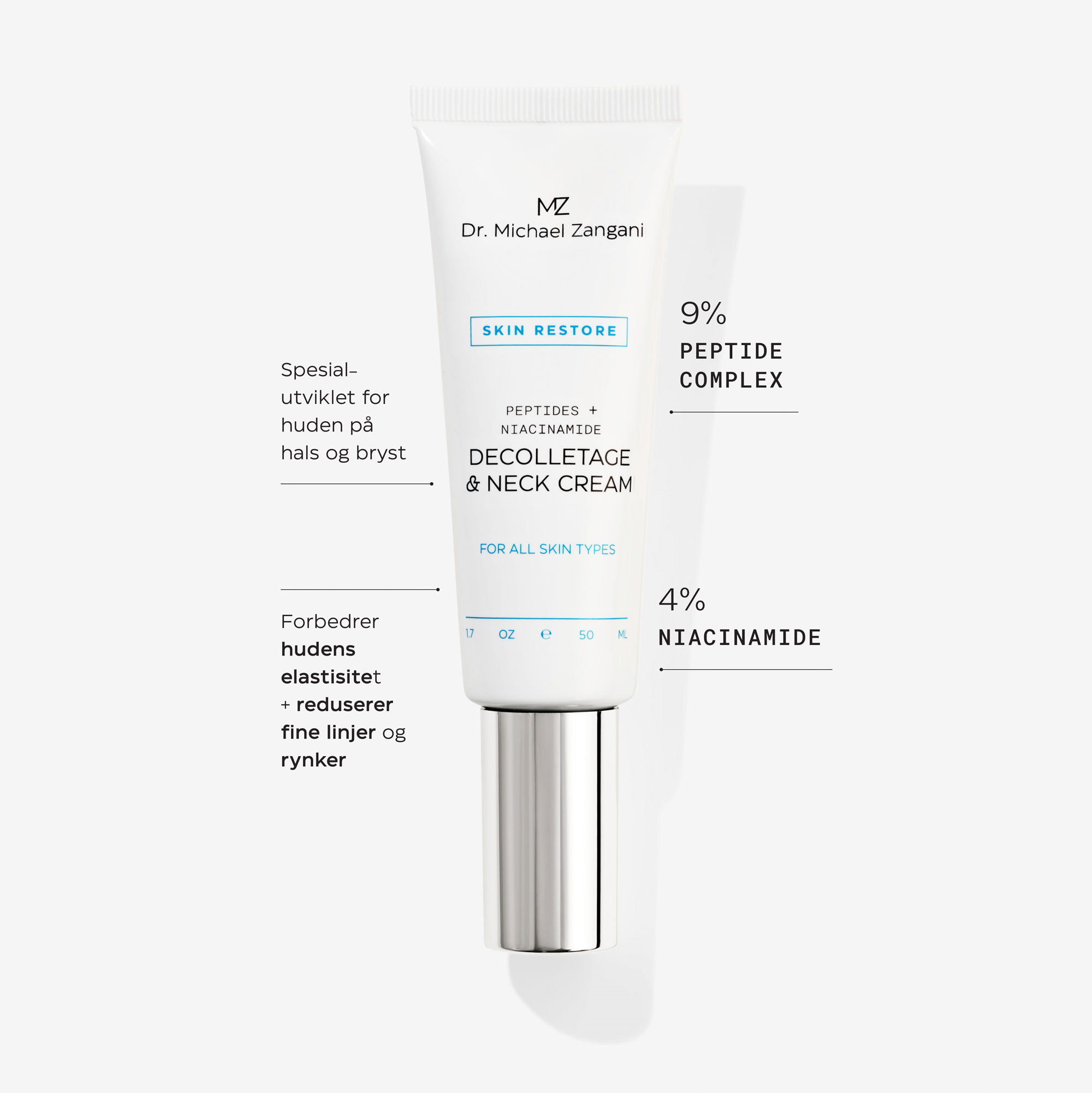 Detalje av Dr. Michael Zangani Skin Restore Decolletage Neck Cream