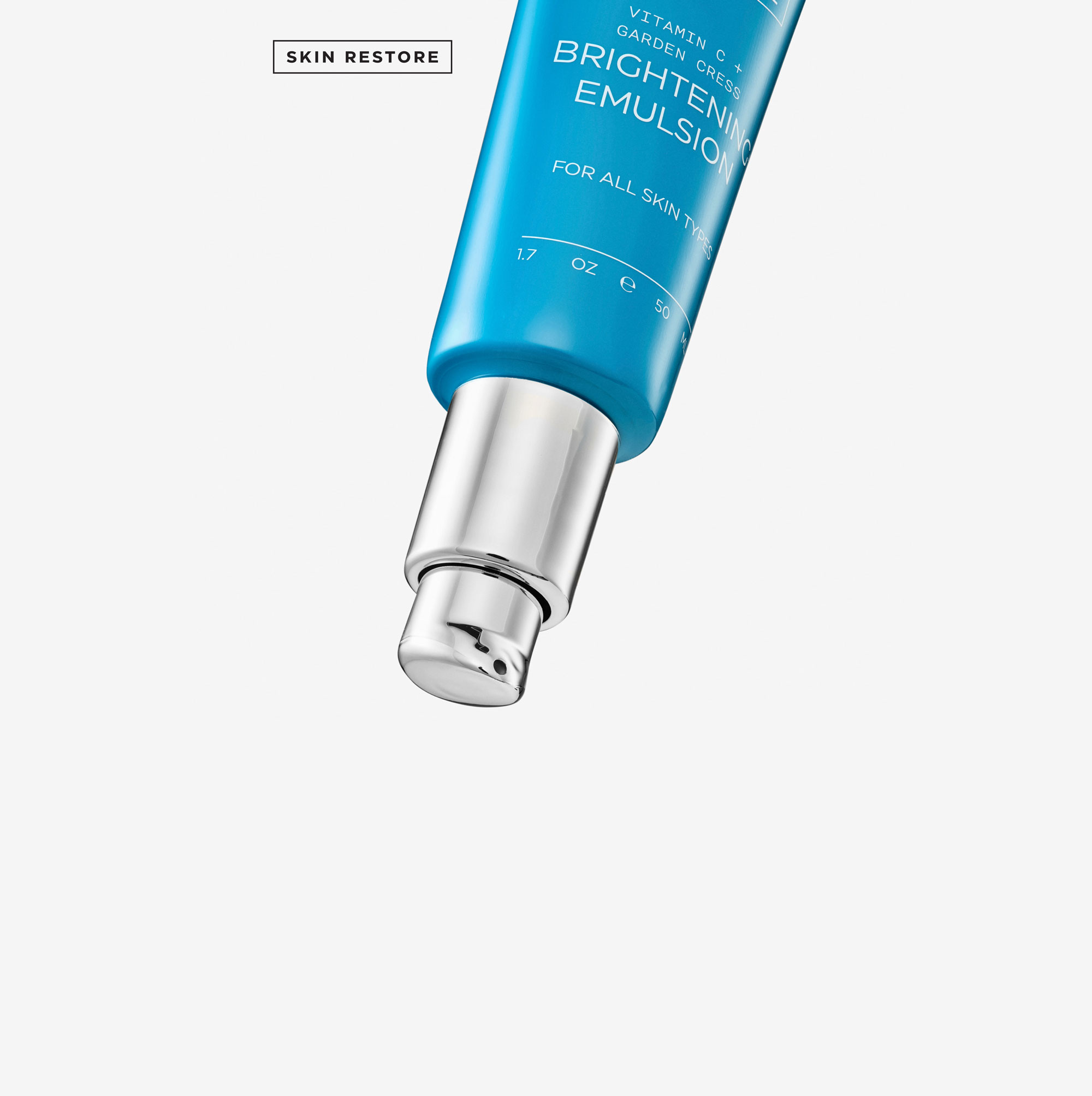 Detalje fra emballasje til Dr. Michael Zangani Skin Brightening Emulsion