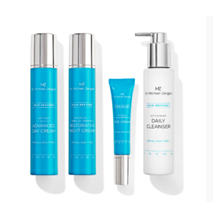 Daily care set inneholder Daily Cleanser 150ML, Advanced Day Cream 50ML, Restorative Night Cream 50ML, Eye Cream 15ML