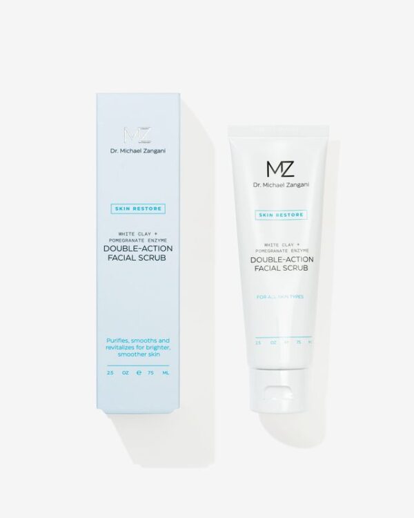 Dr. Michael Zangani double-action facial scrub med embalasje