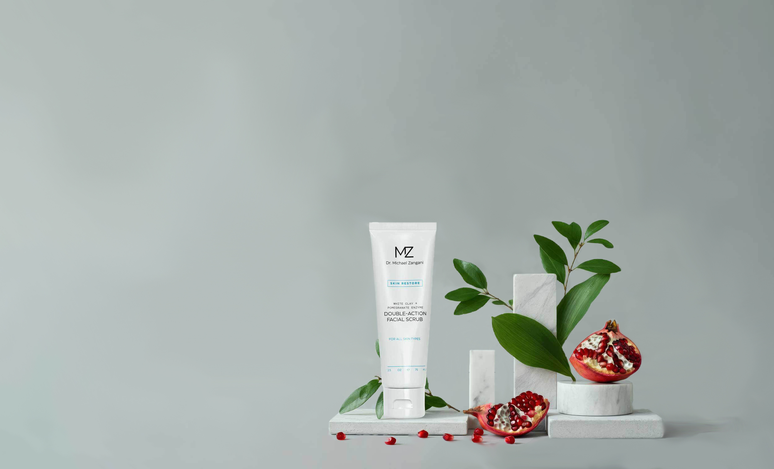 Double action facial scrub dr zangani