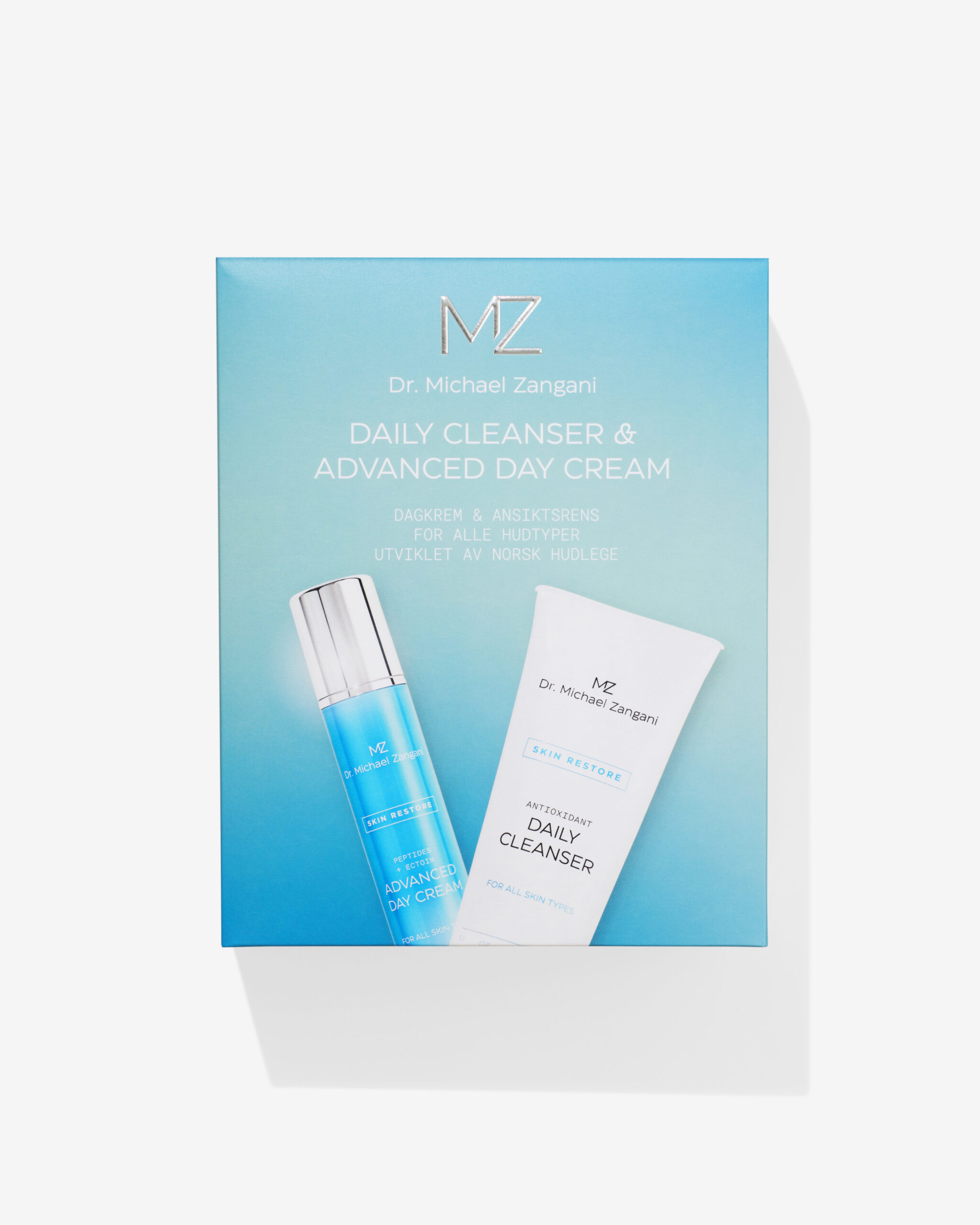 Dr Zangani day cream and cleanser gift set