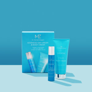 Dr Zangani day cream and body lotion gift set med embalasje