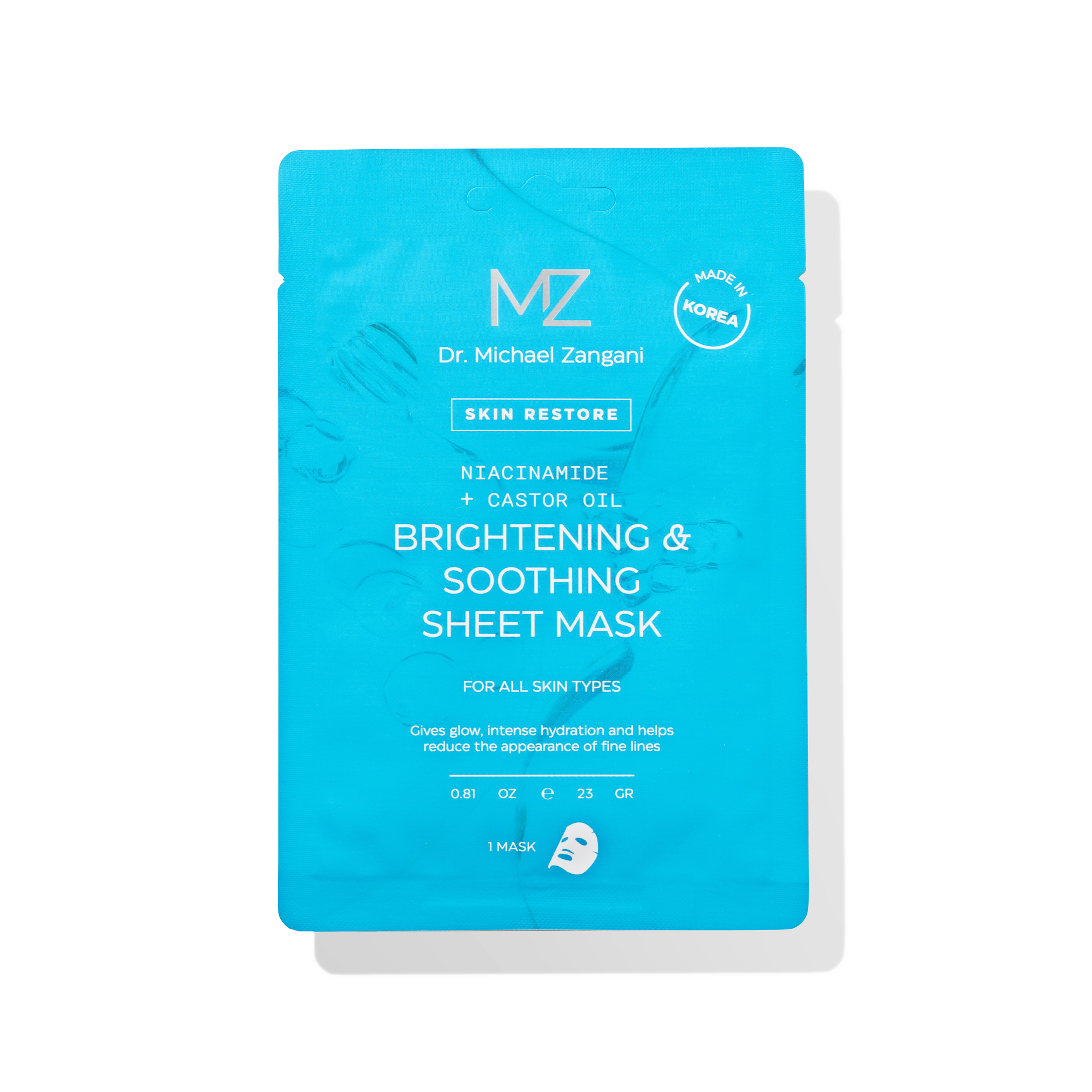 Dr. Michael Zangani Brightening & Soothing Sheet Mask