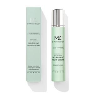 Dr. Michael Zangani Sensitive + Anti-Redness Nourishing Night Cream med emballasje
